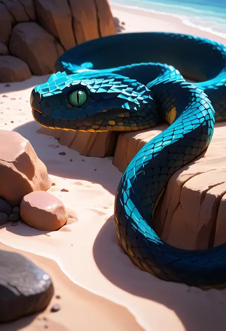Spiny Bush Viper (Atheris hispida)
