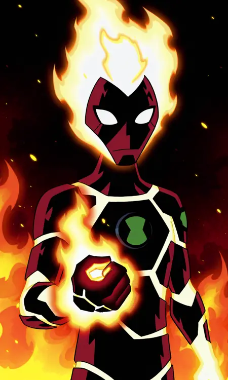 Heatblast(Alan Albright) -Ben 10 Alien Force