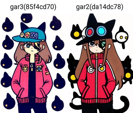 masterpiece, best quality, wral, 1girl, solo, plugsuit, eyepatch, long hair, hands in pockets, blue eyes, hat, simple background, bodysuit, brown hair, jacket, white background, looking at viewer, red bodysuit, closed mouth, red jacket, animal hat, black headwear, leaning forward, bangs, cat hat, cowboy shot, badge, long sleeves, track jacket, hair between eyes, standing, pilot suit, button badge