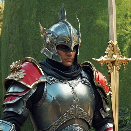 Take a deep breath and let's work step by step on this , consistency,FIBONACCI WATERMARK INVISIBLY DISPLAYED,
man with a sword and shield, warhammer 40k emperor of mankind, green bright red, image on the store website, cant believe it is real, luxigon, green wall, absolute chad, wearing winged helmet, , vanguardist alternate timeline, bright uniform background, corals, intricate artwork, digital painting, epic, artstation, concept art, smooth, sharp focus, octane render, ureal engine, illustration, pinterest, art by artgerm and greg rutkowski and alphonse mucha
 ,High-res, impeccable composition, lifelike details, perfect proportions, stunning colors, captivating lighting, interesting subjects, creative angle, attractive background, well-timed moment, intentional focus, balanced editing, harmonious colors, contemporary aesthetics, handcrafted with precision, vivid emotions, joyful impact, exceptional quality, powerful message, in Raphael style, unreal engine 5,octane render,isometric,beautiful detailed eyes,super detailed face and eyes and clothes,More Detail, multi colored, splash ink illustration,Grammer effect style,Houdini style,sharp lines and brush strokes,high quality,Beautiful matte painting, 4K,CGSociety,artstation trending on ArtstationHQ,highres, (masterpiece