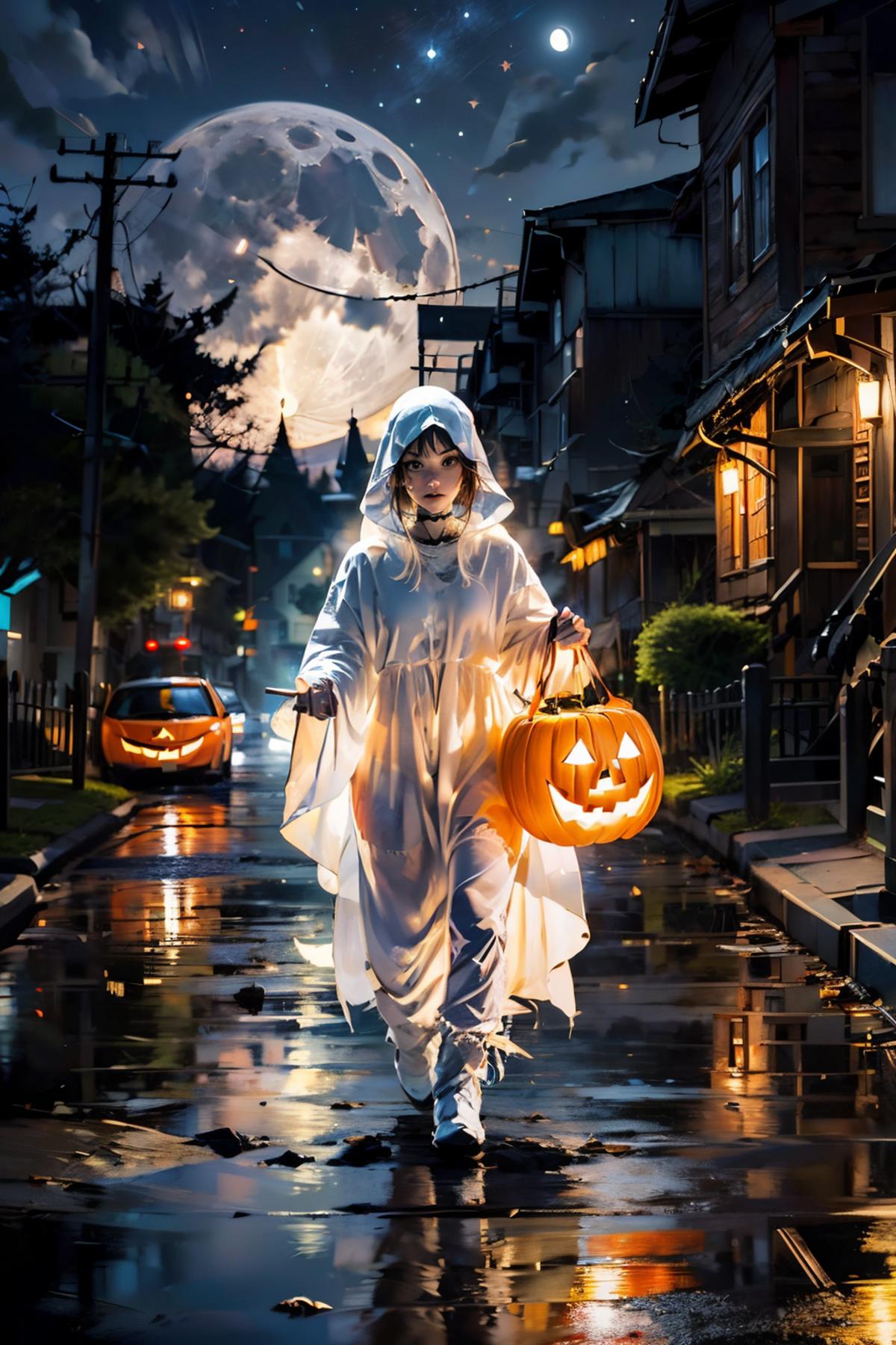幽灵装·万圣节Ghost costume - Halloween image by wikkitikki
