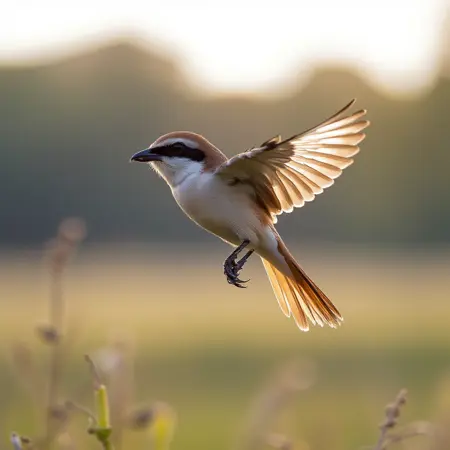 red-tailed shrike