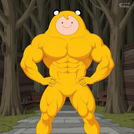 Fin the human (Jake suit)