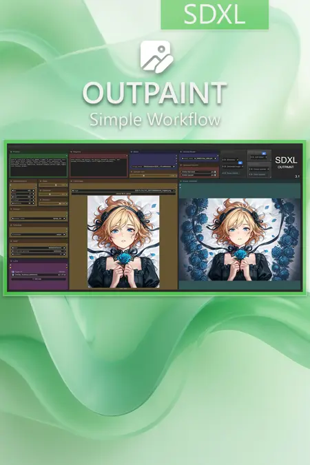 【SDXL】OUTPAINT