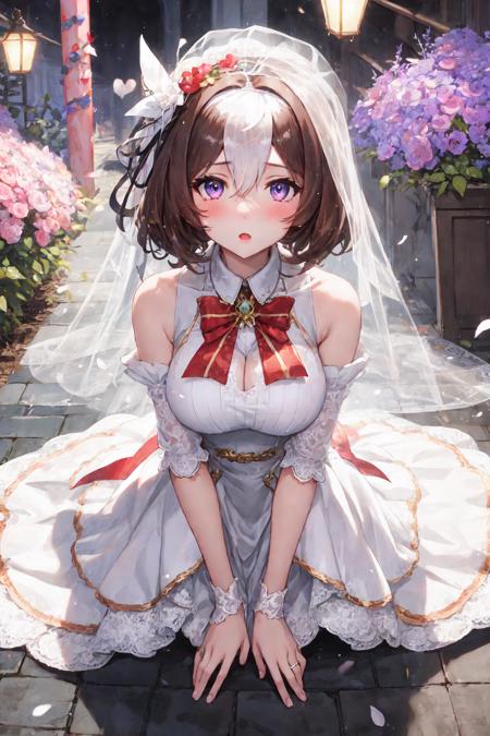 1girl,  meish0 d0t0,  bridal dress, <lora:Meisho Doto:0.8>, <lora:GBF_Splash:0.4>, splash art, white pantyhose,