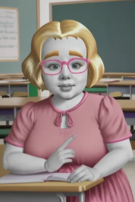 Angela Anaconda style