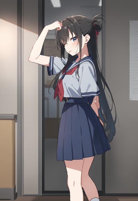 tehepero, dojikko pose