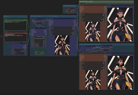 Simple LCM Workflow + Refiner