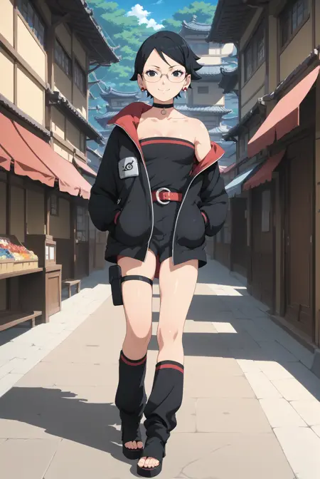 Sarada Uchiha - Boruto: Two Blue Vortex (うちはサラダ, Uchiha Sarada)