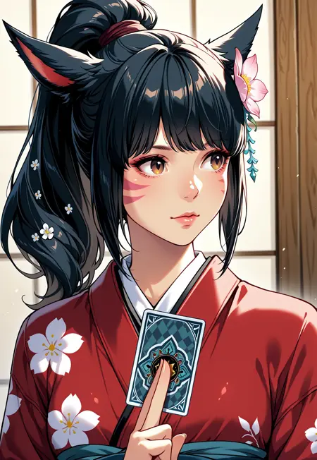 Female Miqo'te FFXIV Races LoRa Illustrious XL