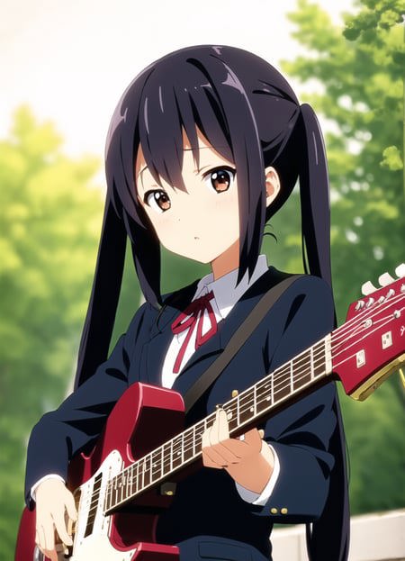 Azusa Nakano (K-ON!) LoRA - 1 | Stable Diffusion LoRA | Civitai