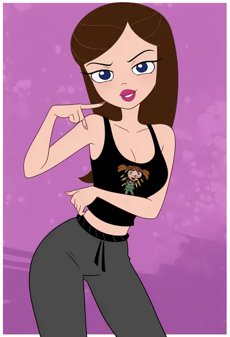 Sleepover Vanessa Doofenshmirtz | Phineas and Ferb