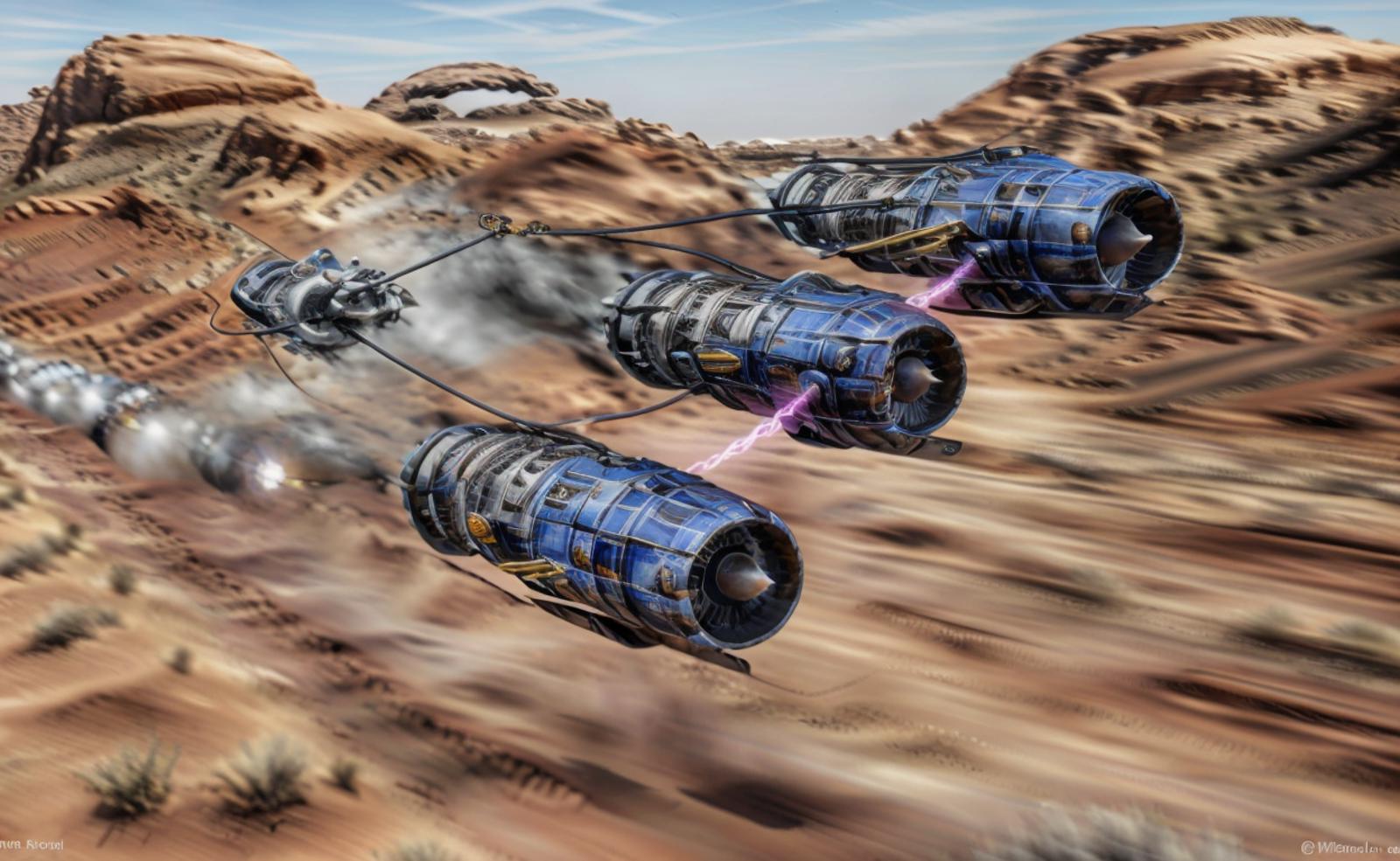 Now THIS is Podracing! image by echo_cipher