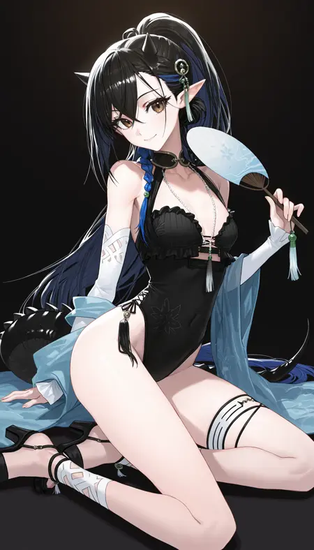 Blacknight\ ブラックナイト\ 夜半 [2 Outfits] (明日方舟\Arknights\アークナイツ)