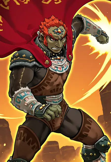 Ganondorf: Demon King (The Legend Of Zelda: Ocarina of Time) [Illustrious & Pony]