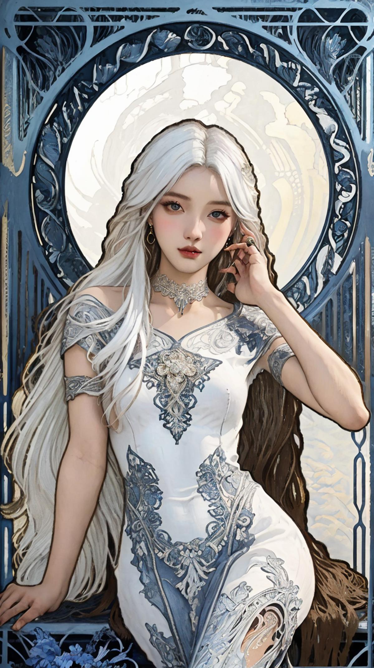 Alphonse Mucha Style image by moyueyao