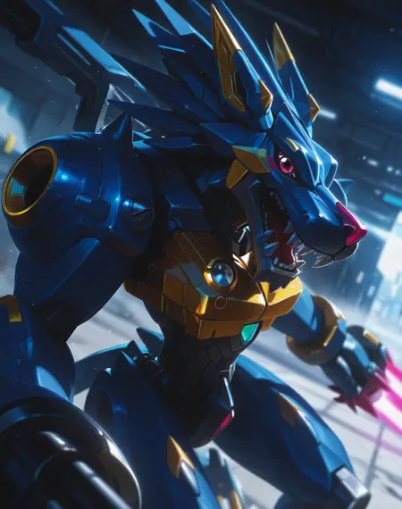 Metalgarurumon X (Digimon) (Illustrious) (AD)