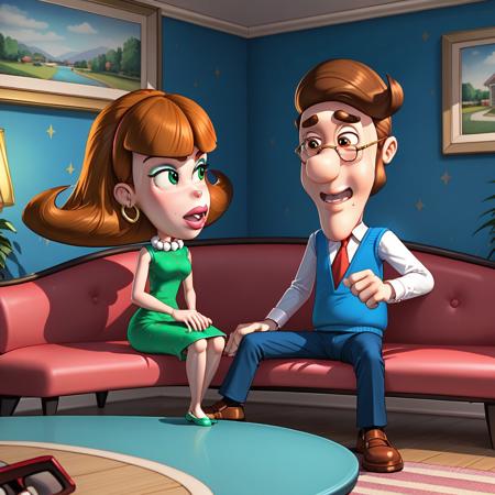 Hugh and Judy Neutron (Jimmy Neutron) pony/illust Pony