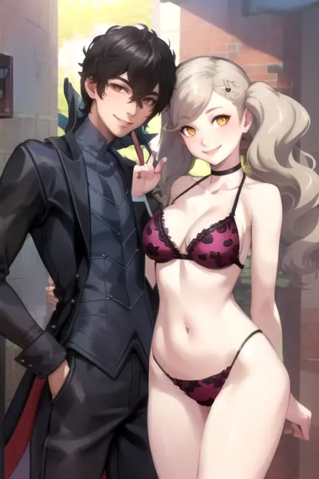 Ren Amamiya x Shadow Ann (Persona 5)