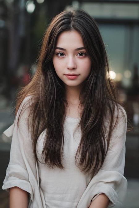 one pretty white girl, solo, prefect face, makeup, looking at viewer, soft lighting, film grain, epiCPhoto, <lora:pytorch_lora_weights:0.5>, <lora:breastsizeslideroffset:0.2>, <lora:picxer_real:0.7>, <lora:InstantPhotoX3:0.3>, <lora:more_details:0.6>