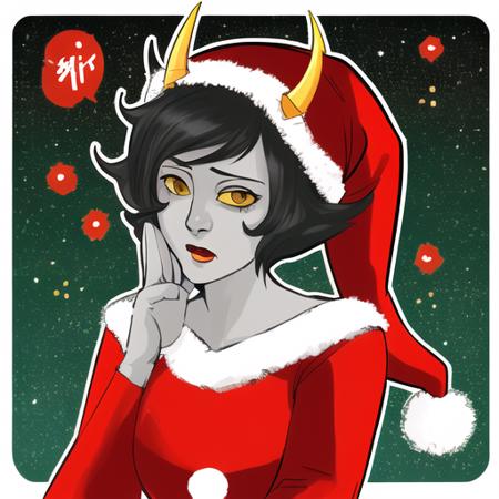 <lora:kanaya-36:0.6> kanaya, (santa:1.1), solo