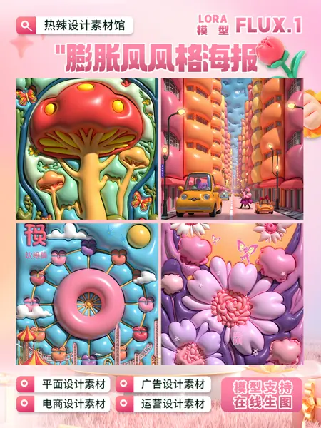 膨胀风设计_海报设计