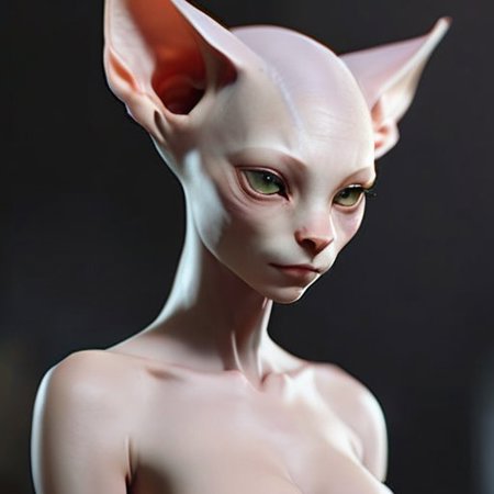 sphynxcatgirl no human ears no double ears
