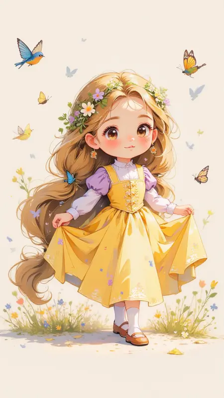 Healing Color Cartoon Flux1.d Lora