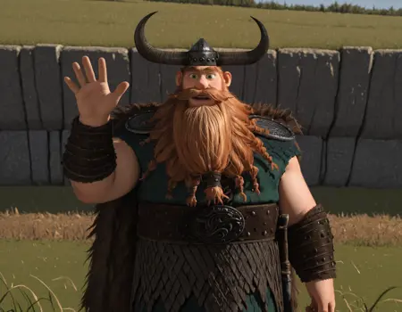 Stoick the Vast - how to train your dragon ( Illustrious )
