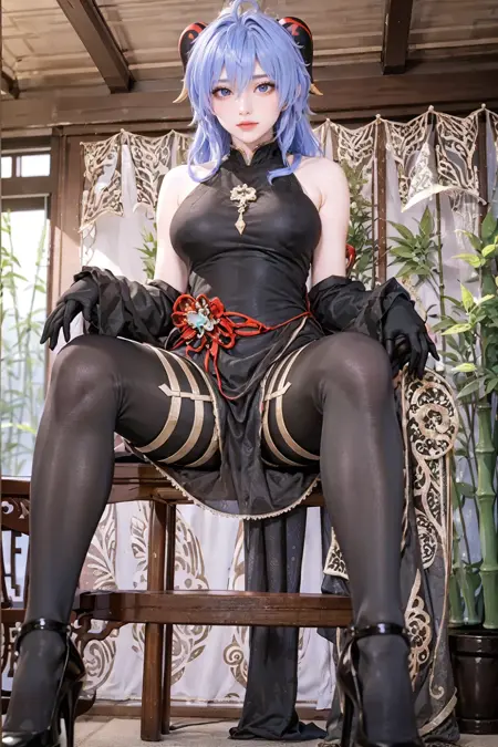 Reality and Anime |ganyu tongren clothing|甘雨 同人服装系列