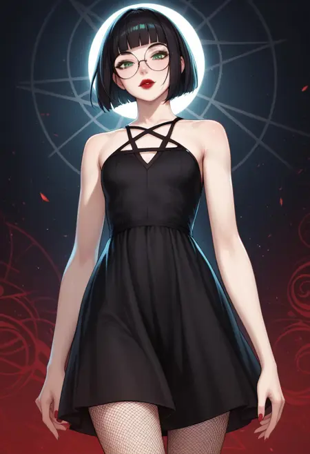 Pentagram dress by IkariRH