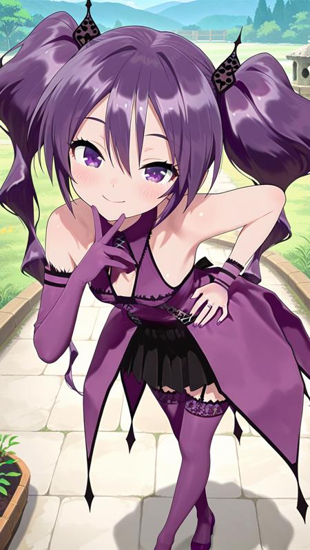 初音未来 紫罗兰蝴蝶-博歌乐（Hatsune Miku Violet Butterfly-Vocaloid） IllustriousXL-V1