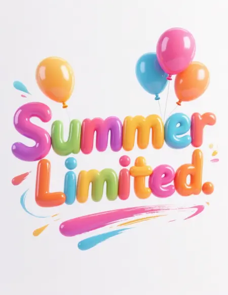 Balloon inflation font