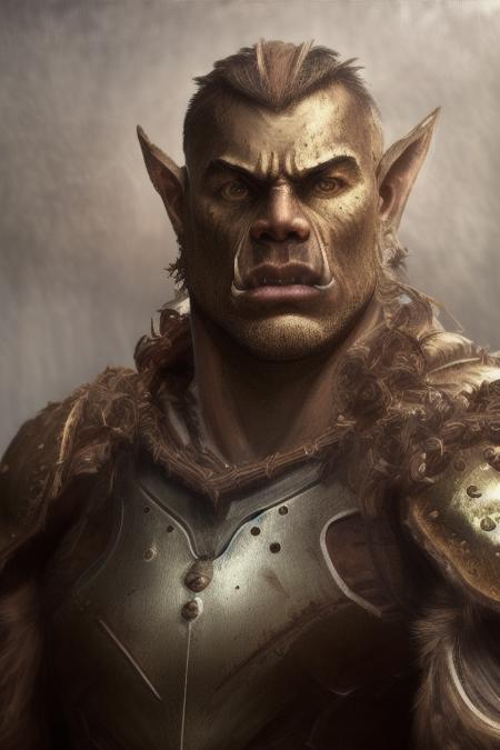 realistic (man:1.2),  warrior man, (brown eyes:1.4), (complex heavy metallic armor:1.3), angry,  beautiful detailed eyes, drawn by Greg Rutkowski,  ginger hair, (dark shot:1.17), epic realistic, faded, ((neutral colors)), art, (hdr:1.5), (muted colors:1.2), hyperdetailed, (artstation:1.5), cinematic, warm lights, dramatic light, (intricate details:1.1), complex background, (rutkowski:0.8), (teal and orange:0.4)