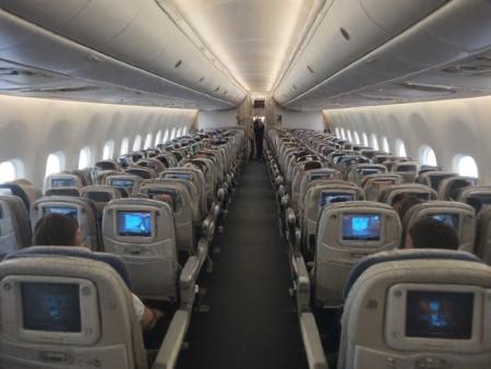 inairplanecabin, airplane interior