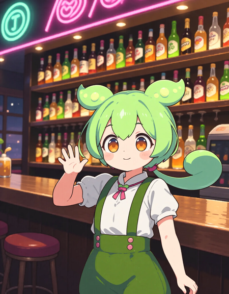 [Qwen image lora] Zundamon (Tohoku Zunko Project) / ずんだもん（東北ずん子プロジェクト） test03