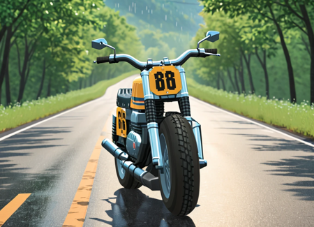 Vehicles Collection - 26 Assets [XL] 15 Cartoon Motorcycle 88