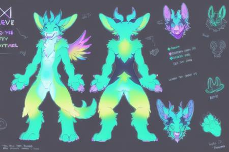 Dutchie (Dutch Angel Dragon) Refsheet LoRA v1.0