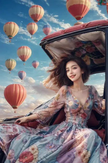 Hot air balloon热气球