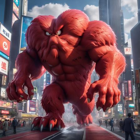 real photo of gossamer, monstrous, giant, destroying tokyo, best quality, ultra detailed, 8k cg unity wallpaper<lora:sdxl_goss_gossamer_v10-000017:0.9>