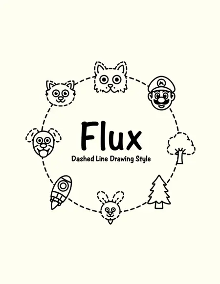 Dashed Line Drawing Style (PsiClone's ArtForge MasterKit)