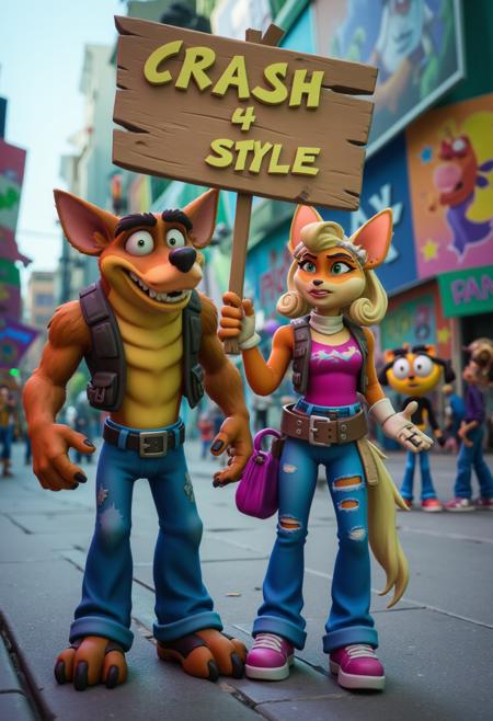 Crash Bandicoot 4 Style [FLUX] V1