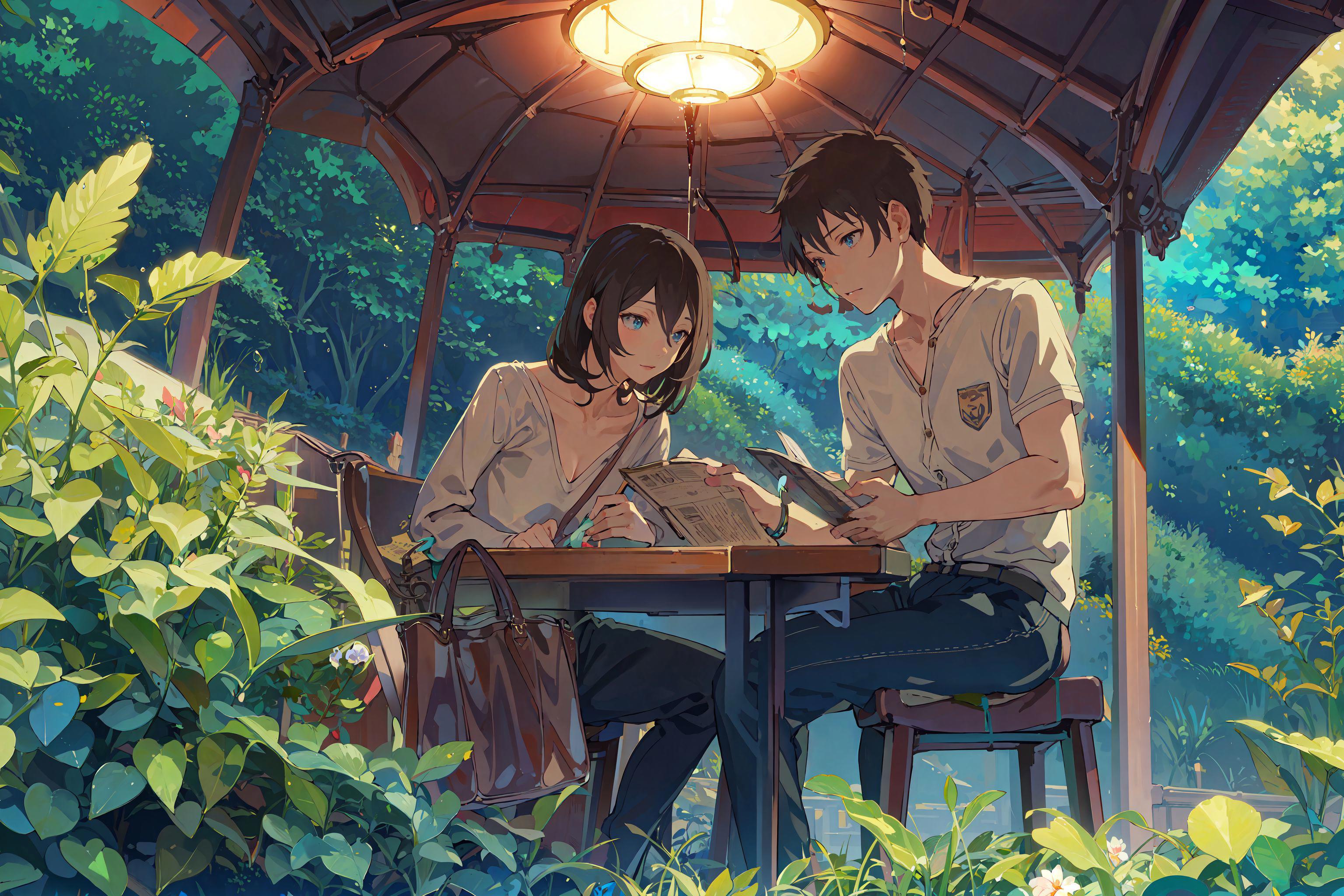 言叶之庭/The Garden of Words/新海诚/Makoto Shinkai/言の葉の庭です Lora image by chosen