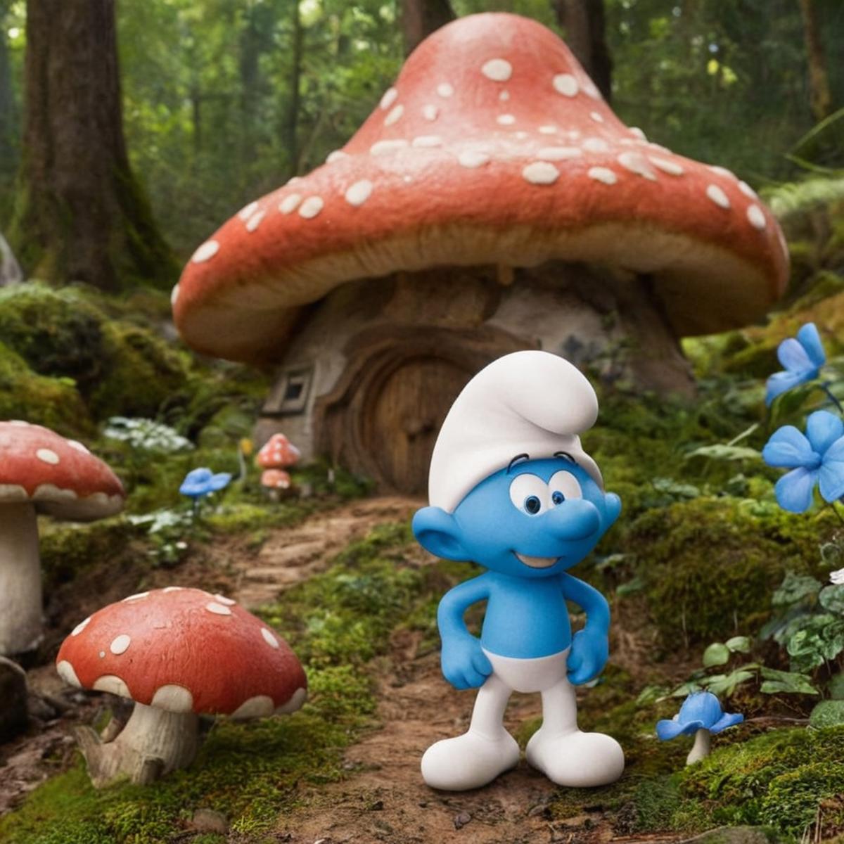 The Smurfs - SDXL image by PhotobAIt