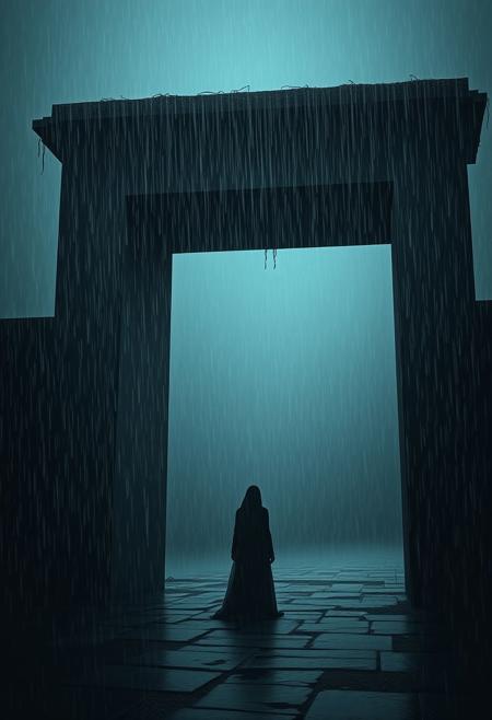 I stand as I cry
Mourning in the Silent rain
Death will light my Burden
Endless is my Sorrow
Gateways so Dark
All these years of Dying
Gone are dreams of Velvet Voices
I am you, we were one
Vast are fields I walk
Where sorrow never dies
The Sky unities with the Blackened Rain
Summon with my Tears
Now descend on WinterWings
My withering Soul.
Let me Die.
Gateways of Bereavement
A Temple of guilt
Falling Deep
Embraced in Grief
My withering soul
Let me Die
Farewell life and all I died for
now my time is over on Earth
Another journey has begun
Alone I died, not praying for mercy
nor praying for Salvation
A lonely Journey in a Darkened Dream
Time has come to spread my Wings
Slow...
Descending from a Silent sky
Death comes to take me away
And from the Gateways you hear me
cry...
...I love you...