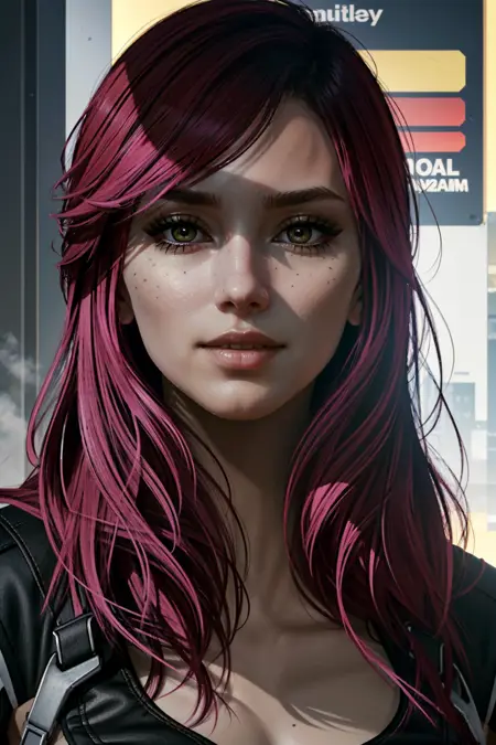 Female V from Cyberpunk 2077