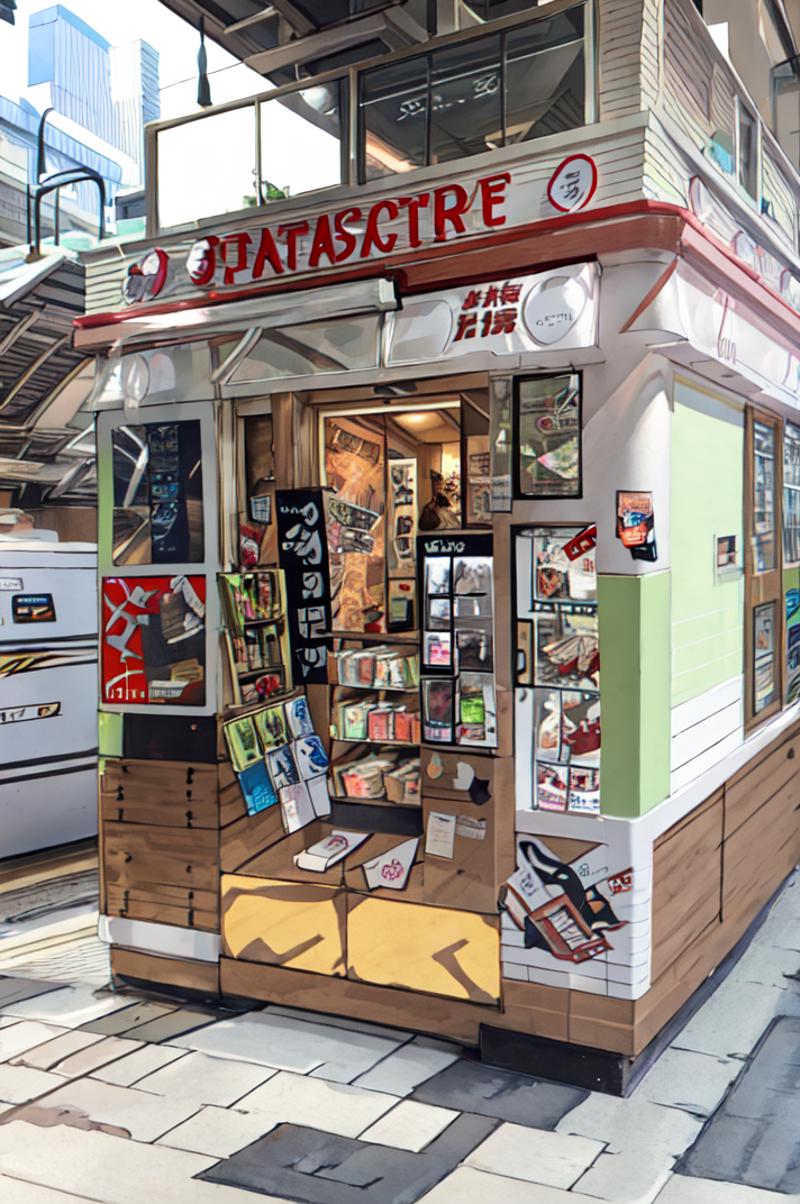 東京駅 東海道新幹線ホームのデリカステーション＆アイスクリーム自販機 image by swingwings
