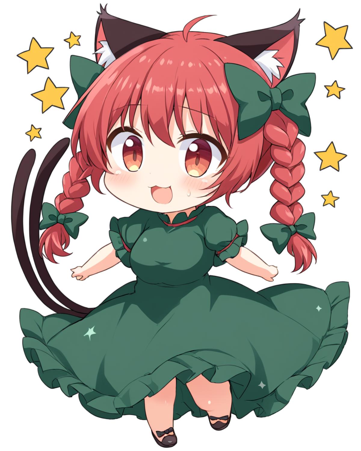 XL | touhou|东方 projcet 火焰猫燐/火焔猫 燐/Kaenbyou Rin image by kitarz