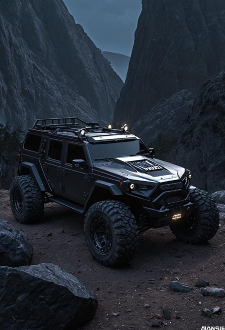 Gothic style car,ground vehicle,motor vehicle,vehicle focus,Abidin Dino,sitting on a rock [4],<lora:Abidin Dino CLIP-000005:1>,<lora:volumetric lighting-000005:1>,Alfred Manessier,volumetric lighting,dynamic, . Dark, mysterious, haunting, dramatic, ornate, detailed