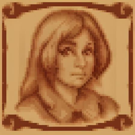 <lora:SNES Lord of the Rings Portraits - V1-000010:.5> snes_lotr_portrait, sepia tone, parchment_border, pixels, portrait,   <lora:MM_MARILYN MONROE:0.25> mm